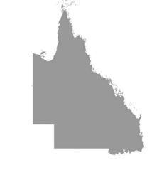 map of Queensland