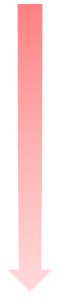 Arrow pointing downwards, going from red to pink