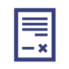 Icon of a contract document