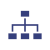 Icon of an organisational chart