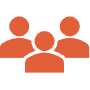 Icon of three people