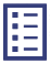 Icon of a checklist