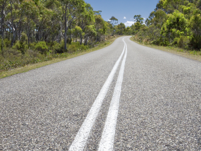 Road in regional Queensland