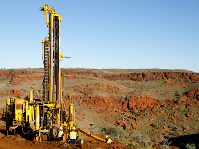 Image of exploration drilling