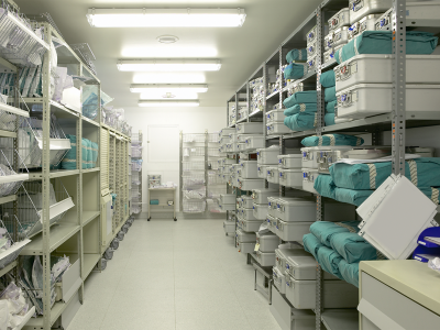 image showing stock room in a hospital
