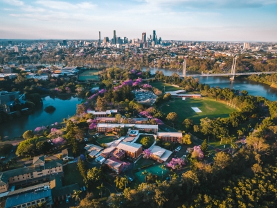 Image of a view over Brisbane