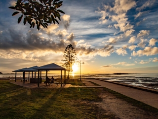 Image of Wellington Point at sunset
