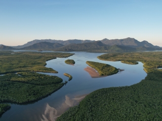 Aerial photo of Hinchinbrook Island Queensland Australia 