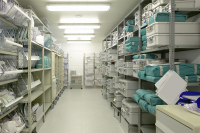 image showing stock room in a hospital