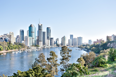 Image of Brisbane city, looking across the river