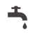 Icon of a dripping water tap