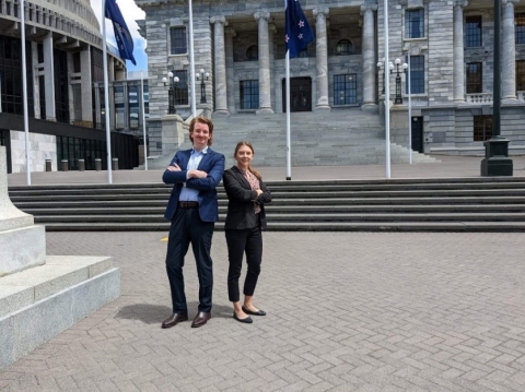 Image of Nick D. and Rachel S. in Wellington
